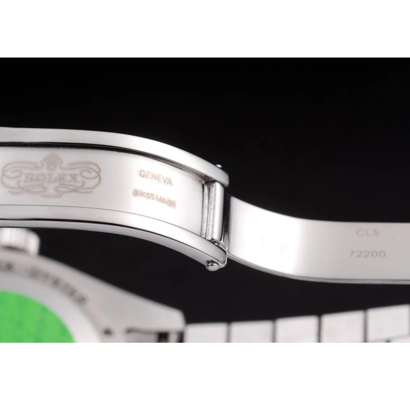 Aaa replica watch Steel Stainless Day-Date Polished White Dial Rolex 0701